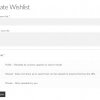 Woocommerce Wishlist & Registry - Create a List