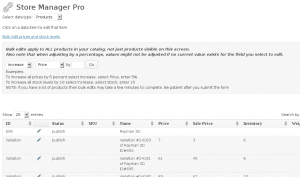 WooCommerce Manager Pro - Bulk Editor WooCommerce Manager Pro - Bulk Editor