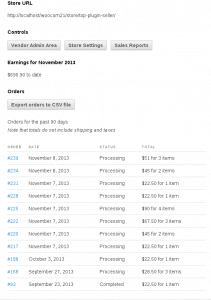 WooCommerce Vendor Stores - Product Vendor Dashboard