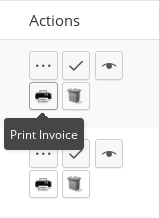 WooCommerce PDF Invoice - Orders List VIew