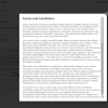 WooCommerce Terms and Conditions Popup Lightbox Example