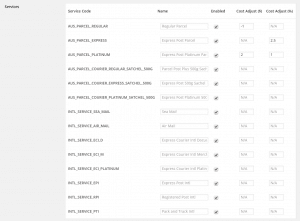 WooCommerce Australia Post & Drop Shipping - SERVICES