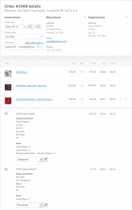 WooCommerce Ship to Multiple Addresses - Backend Order View