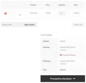 WooCommerce Separate Isolated Shipping - Cart